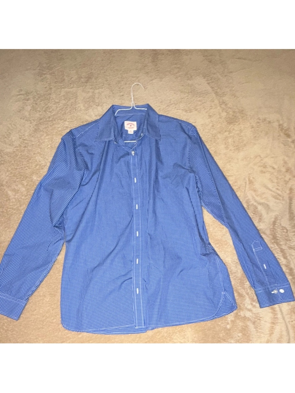 Brooks Brothers Blue White Check Button-Down Shirt